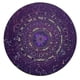 thumbnail image 3 of 86In 22cm Table Mat Pendulum Round Tarot Tablecloth Pentagram Constellation Divination Party Board Game Table Card Pad Tarots, 3 of 5