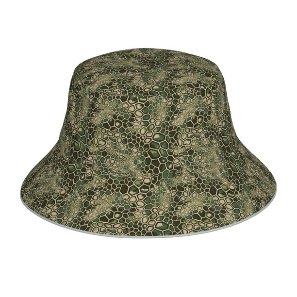 Balery Green Snake Skin Sombreros para el sol para hombre y mujer, sombrero de pescador con UPF 50+