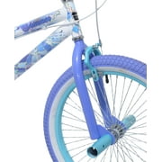 20 Kent Shimmer BMX Bicycle, Fits Riders 4'2-5', White/Purple, Child, Unisex