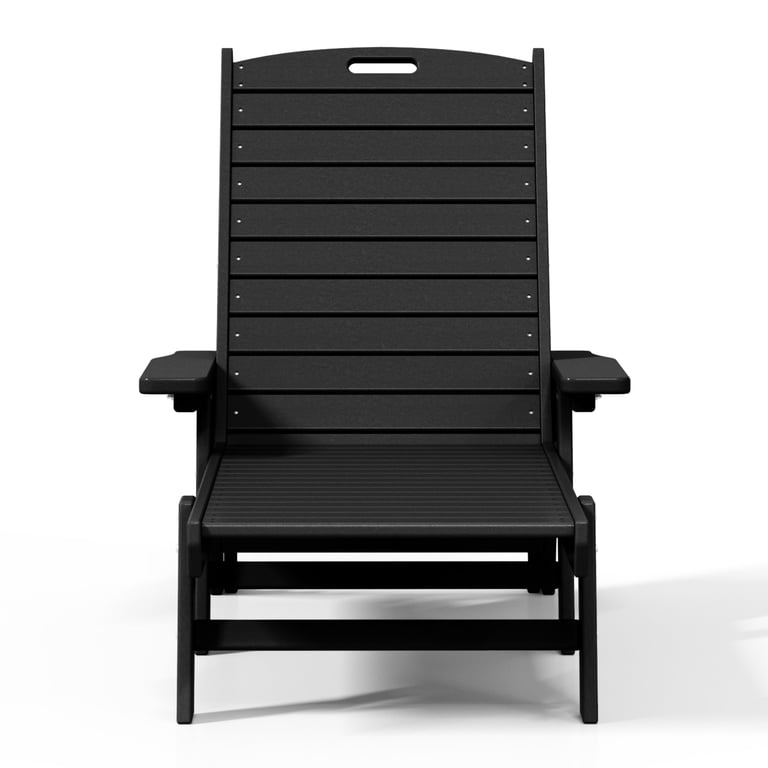 WestinTrends Malibu Black Chaise Lounge, Adjustable 5-Position photo 2
