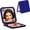 5x Dark Blue, variant on PETGLE Small Compact Mirror for Purse,5X/1X Travel Magnifying Mirror for Women, Makeup Mirror for Girls, Portable Ultra Slim Pocket Mirror(White)