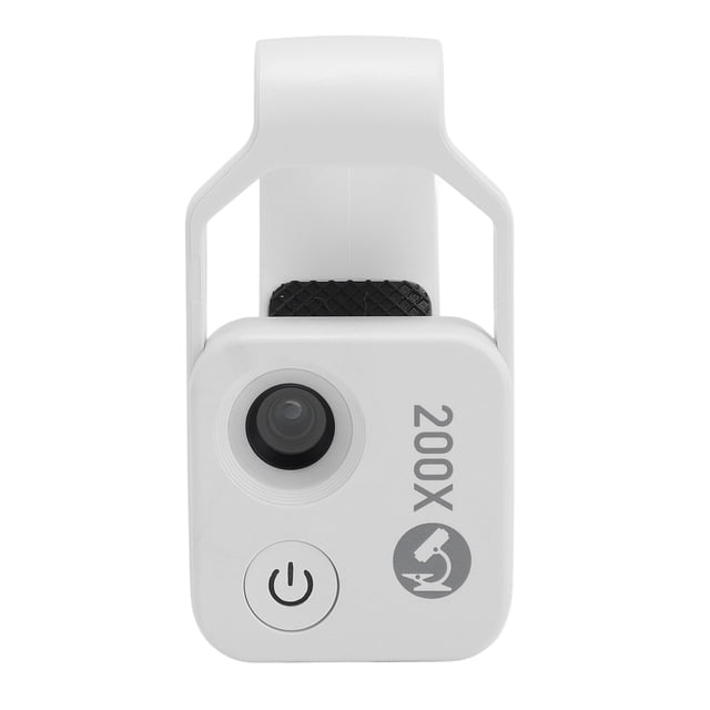 Microscopio de Bolsillo de Teléfono 200x, Microscopio Telefónico de 6000-6500K EN Miniatura Con Luz Led para Trabajo de Laboratorio