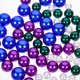 thumbnail image 4 of WORGEOUS 300 piezas de plástico sin agujeros Pearls Color Camship Pearls Decorativo Suministros de joyas de bricolaje, 4 of 8
