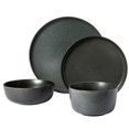 thumbnail image 4 of Gibson Elite James Street 16 Piece Stoneware Matte Reactive Double Bowl Dinnerware Set - Truffle Grey, 4 of 5