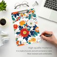 thumbnail image 3 of FORMRS Acrylic Clipboard with Low Profile Clip Standard A4 Letter Size, 12.5" x 9", Colorful Flowers Pattern, 3 of 8