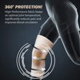 thumbnail image 2 of Rodillera POWERLIX: la mejor rodillera para el dolor de piernas para hombres y mujeres. Soporte de rodilla para correr, baloncesto, voleibol, levantamiento de pesas, gimnasio, entrenamiento y deportes, 2 of 5