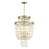 N6893-898-Minka Metropolitan-Stonybrook - 4 Light Convertible Pendant-28.75 Inches Tall and 18.25 Inches Wide