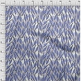 thumbnail image 3 of oneOone Polyester Lycra Lavender Blue Fabric Leaves Quilting Supplies Print Sewing Fabric By The Yard 56 Inch Wide-VKA, 3 of 4