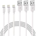 thumbnail image 1 of Lot de 3 Câble de Chargeur iPhone 2 m Câble Lightning Certifié MFi avec Connecteur Résistant Câble de Charge Rapide Compatible avec iPhone SE 2020 11 Pro TP XR 8 Plus 7 Plus 6s iPad Cordon iPhone, 1 of 6