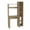 Light Oak, variant on Tuhome Versalles Writing Desk with Two Superior Shelves, Five Side Open Storage Compartment