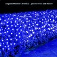 thumbnail image 4 of YSPUKY Christmas Lights Outdoor Lights for Patio, Christmas Decorations Outdoor Waterproof Led Net Christmas Tree Lights Multicolor 144LED 7ftx7ft, 4 of 6