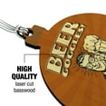 thumbnail image 3 of Beer Goggles Why Let Reality Ruin Perfectly Good Night Funny Humor Wood Christmas Tree Holiday Ornament, 3 of 7