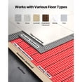 thumbnail image 3 of KFFKFF 120V Electric Floor Heating System, 100 sqft Radiant Heat Mat with Decoupling Membrane, Smart Thermostat, and Alarm for Easy Installation Under Tile, Stone, or Vinyl, 3 of 9