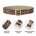 thumbnail image 5 of RISANTRY Wide Belts for Women Casual Leopard Synthetic Leather Belt, 5 of 6