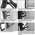 thumbnail image 4 of Cable de repuesto para silla de gravedad cero, paquete de 4, kit de herramientas de reparación de cables elásticos de repuesto universales, color negro, 4 of 4