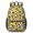 Sunflower and Butterfly Yellow Pattern, variant on Sunflower and Outline White Pattern 17" Waterproof Oxford School Backpacks for Teens, S-Shape Padded Straps, for School, Travel, Hiking, Camping