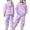 Purple, variant on XEGLSBU School Outfits for Girls 14-16 Child Toddler Boys Girls Long Sleeve Solid Warm Hoodie Pullover Tops Pants Kids Outfits Sweat Suit Grey Size 4-5 Years