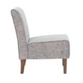 thumbnail image 6 of Linon Bynum Slipper Accent Chair, Stone Gray Seashell and Sand Dollar Pattern, 6 of 10