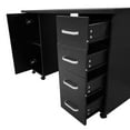 thumbnail image 5 of GoDecor Nail Table Portable Manicure Station Desk with Wheels, 5 of 5