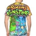 thumbnail image 7 of My Singing Monsters Men's Short-Sleeve T-Shirt Summer Casual Tee Top Breathable Crewneck T-Shirt Xx-Large, 7 of 7