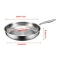 thumbnail image 2 of shyuyusa Pure Titanium Frying Pan with Lid Non-Stick Cookware for Kitchen Cooking and Frying, 2 of 4
