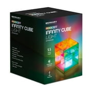 Merkury Innovations Infinity Cube Night Light - Iridescent Effect