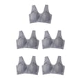 thumbnail image 1 of Sujetador Qarigey Cómodo 5D Push Up Seamless No Back Gris Type2 NO2, 1 of 6