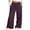 1-Wine895, variant on WOYY Girls Wide Leg Pants Elastic Waist Drawstring Straight Denim Pants, Sizes 4-5T
