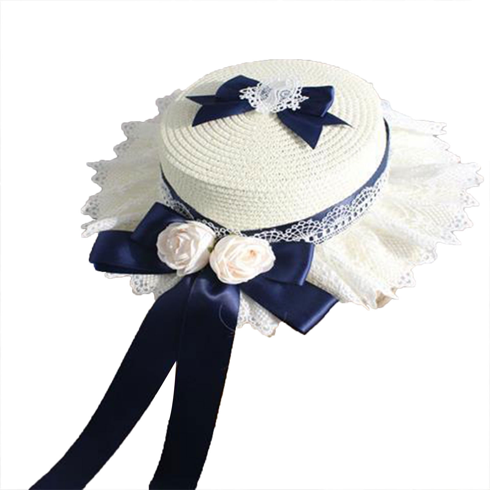 GENEMA Vintage Victorian Lolita Straw 