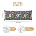 Bingfone Body Pillow Cover Long Pillow Case with Zipper Decorative