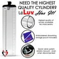 thumbnail image 2 of LeLuv Thick Walled Cylinder for Penis Pumps with 3.1 inch Diameter x 12 inch Length, 2 of 9