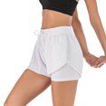 thumbnail image 2 of Women Summer Running Shorts Elastic Waist with Waist Rope Quick, 2 of 8