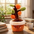thumbnail image 4 of Cute Potted Plant Plush Figurine, Fake Desk Decor Ornament for Home Office Bedroom Shelf Table Top, 4 of 6