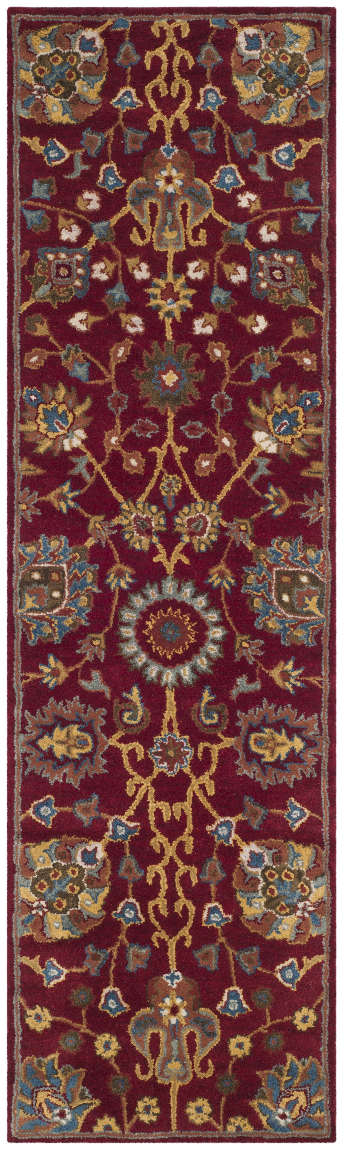 Safavieh Heritage Tanner Oriental Wool Runner Rug, Red, 2'3" x 14'