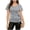 Silver, variant on Vmvidoty Pleated Sequin Wrap Blouses for Women Dressy Casual Tops Business Work Shirts Ruffle Sleeve Crew Neck Summer Outfits Gold XL