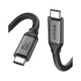 thumbnail image 1 of Silkland USB C Monitor Display Cable 3.3FT 4K@144Hz/60Hz, 8K USB C 3.2 Gen 2x2 Video Cable, 20Gbps Data Transfer, 240W PD Charging, Type C Compatible for  17, , CarPlay, Portable Monitor, 1 of 7