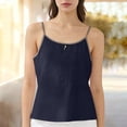 thumbnail image 4 of Endives Womens Tank Top Sleeveless Shirt Thin Strap Crew Neck Camisole Slimming Flared Top Daily Wear Outerwear, 4 of 6