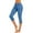 Light Blue Womens Capri Leggings Clearance, variant on Yoga Capris for Women Plus Size Leggings Seamless Comfy Cross V-Waist Hollow Out Compression Workout Bottom
