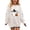 White, variant on Cethrio Girls Halloween Sweatshirts Size 7-8 T, Fall Graphic Fleece Lined Long Sleeve Halloween Tops Khaki