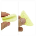 thumbnail image 4 of Unique Bargains 1 Pc Reusable Facial Sponges Round for Removing Dirt 3.15"x0.31" Light Yellow, 4 of 6