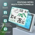 thumbnail image 4 of Wireless Weather Station, Indoor Outdoor Thermometer with Multi-Sensor Compatibility, Ideal for Monitoring Environmental Changes in Your Home or Office (Fashionable Design,, 4 of 5