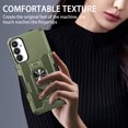 thumbnail image 6 of Feishell Case for Samsung Galaxy A34 5G (6.6 inch),Shockproof Anti-Fingerprint Hybrid Armor Cover with 360° Rotation Finger Ring Holder Kickstand Magnetic Car Mount Rugged Protective Phone Case,Green, 6 of 10