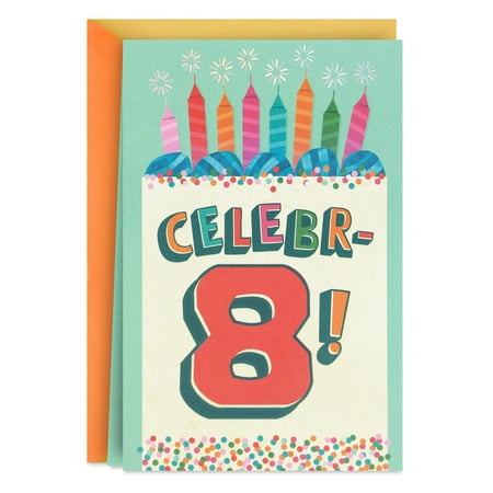 Hallmark 8th Birthday Card for Kids (Celebr-8!)