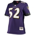 thumbnail image 2 of Women's Mitchell & Ness Ray Lewis Purple Baltimore Ravens Legacy Replica Team Jersey, 2 of 3