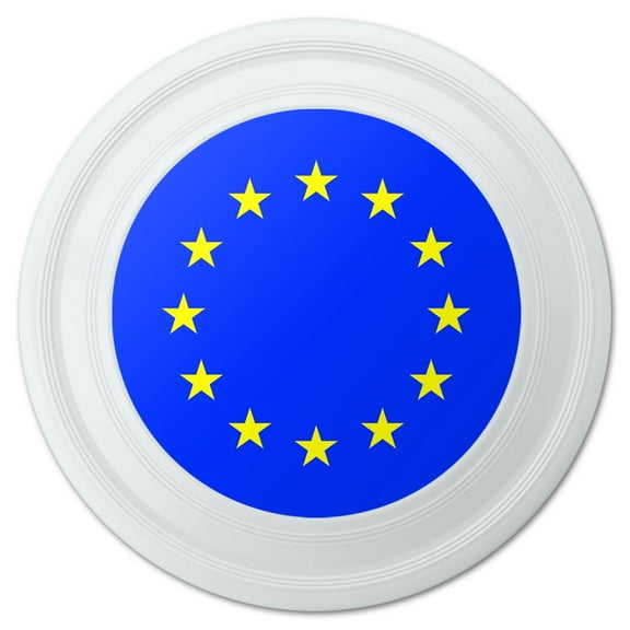 EU European Union Europe National Country Flag Novelty 9" Flying Disc