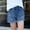 Light Blue, variant on Amidoa Cute Girl Jean Shorts With Pockets Elastic Waist Cotton Stretch Straight Leg Denim Shorts,Blue,10-11 Years