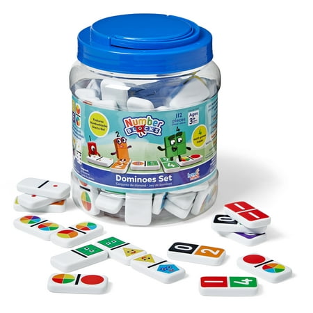 Hand2mind Numberblocks Dominoes Set Math Toys for Preschool and Elementary Kids Ages 3+