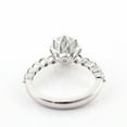 thumbnail image 5 of solitaire jewels Tulip Basket 2CT Round Moissanite Solitaire Engagement Ring For Women, 10K Rose Gold, 5 of 8