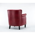 thumbnail image 5 of Comfort Pointe Holly Red Faux Leather Club Chair with Nail Head Trim, 5 of 11