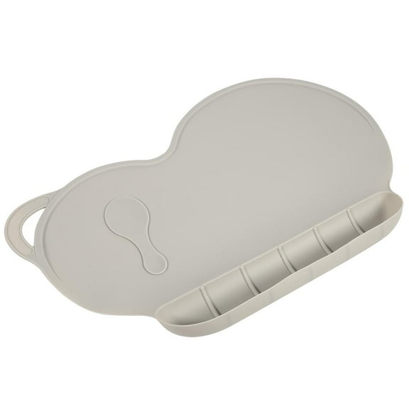 LYUMO 1Pc 4 Colors Silicone Baby Plate Mat Sucker Anti-slip Waterproof Folding Child Dinner Table Set, Baby Food Tray, Baby Dish